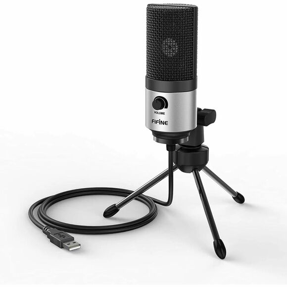 NIB FIFINE K669 USB Microphone with Volume Dial for Gaming, Podcasting - Picture 2 of 3
